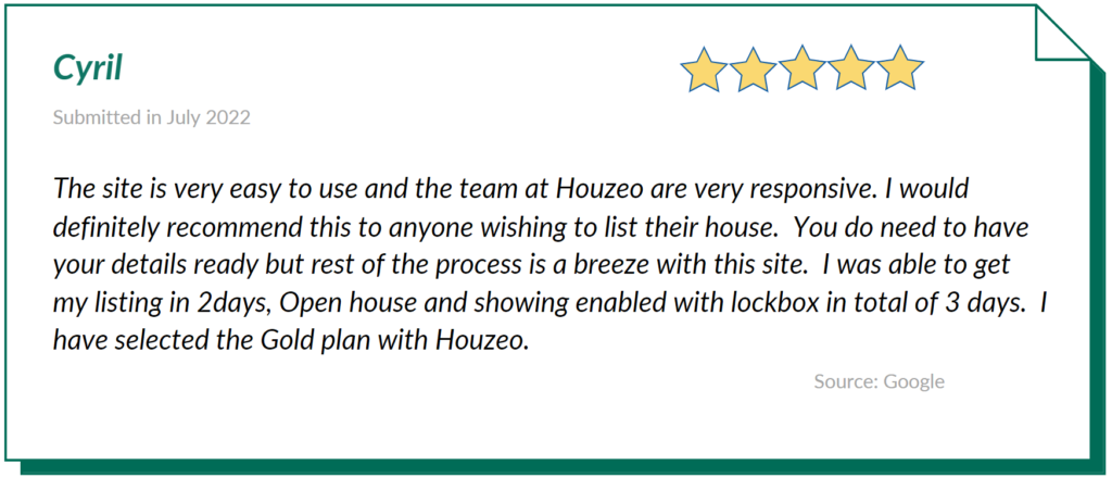 Houzeo Reviews - Cyril